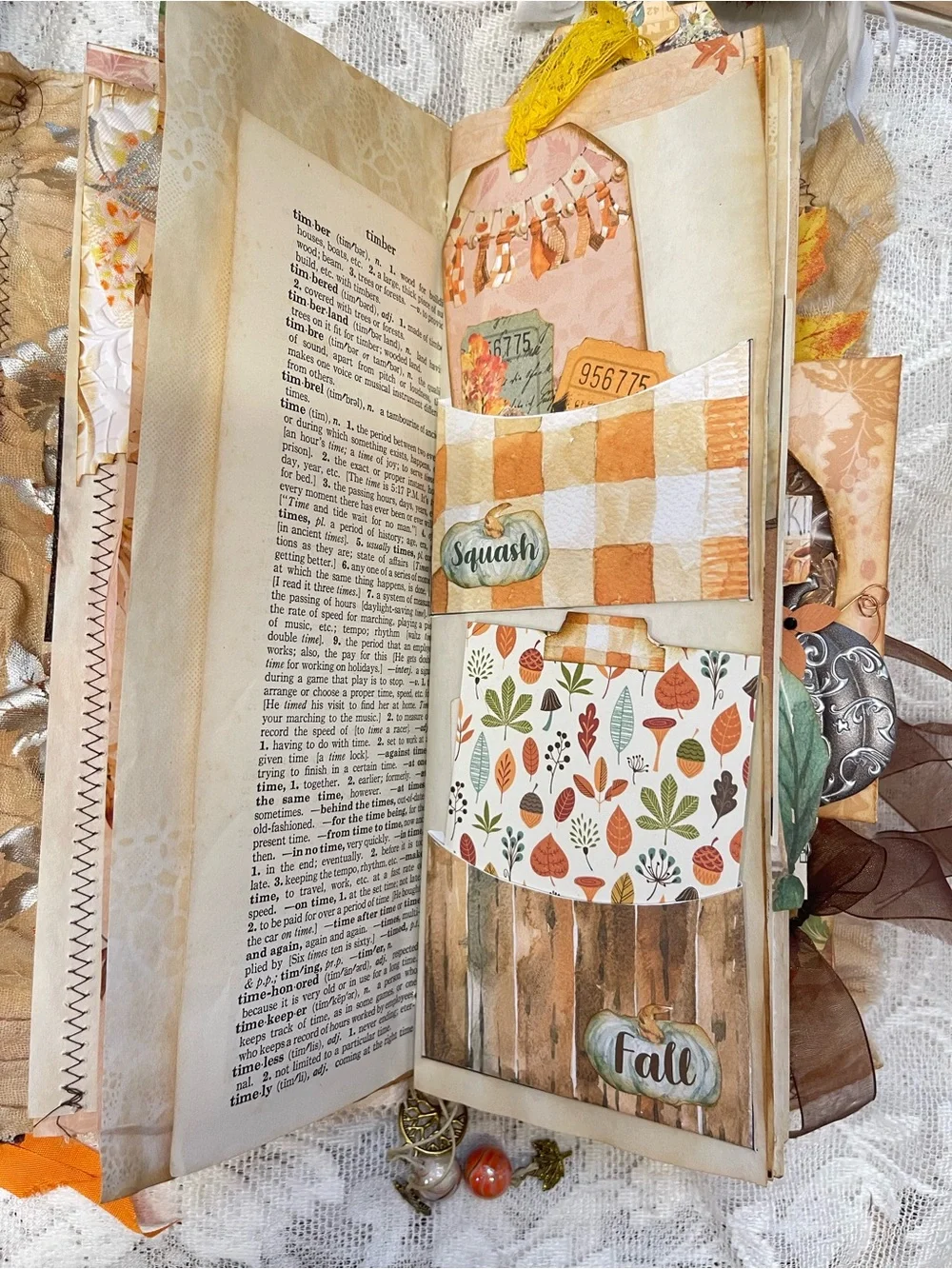 Handmade charming autumn